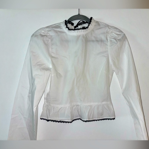 White long sleeve blouse - Picture 1 of 2